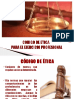 Codigo de Etica Profesional Formulacion de Proyectos[1]
