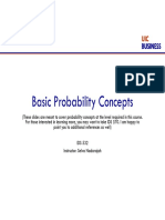 Basic Probability Concepts: UIC UIC