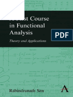 Sen R.-A First Course in Functional Analysis - Theory and Applications-Anthem Press (2013) PDF