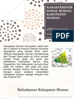 Karakteristik Sosial Budaya Kabupaten Sleman