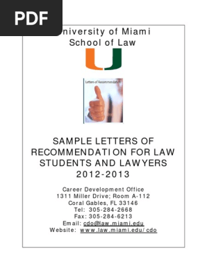 Letters Recommendation Guide 2012 13