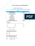 Perencanaan Lebar Jalan Arteri Primer: Tabel 1.1 Data LHR Tahun 2013