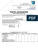 Pastel Accounting: Partner Training Schedule For 2013