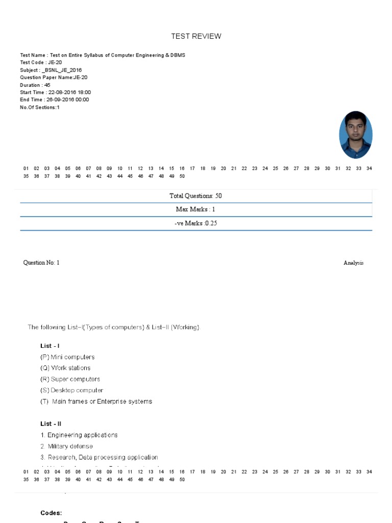Computer Engineering Test Review | PDF | Areas Of Computer Science ...