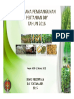 Dinas Pertanian D.I. Yogyakarta 2015: Forum SKPD 12 Maret 2015
