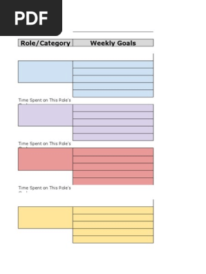 7 Habits Weekly Planner 2