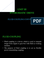 Unit Iii Hydromatic Drive: Fluid Coupling Converter