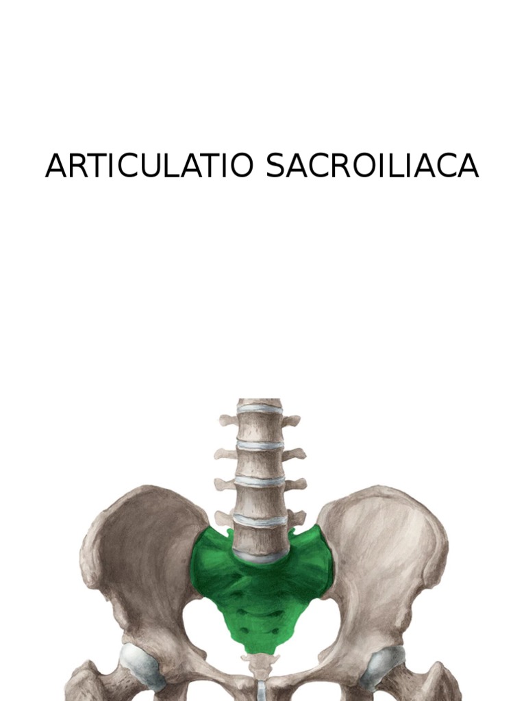 Sindromului articulatiei sacroiliace