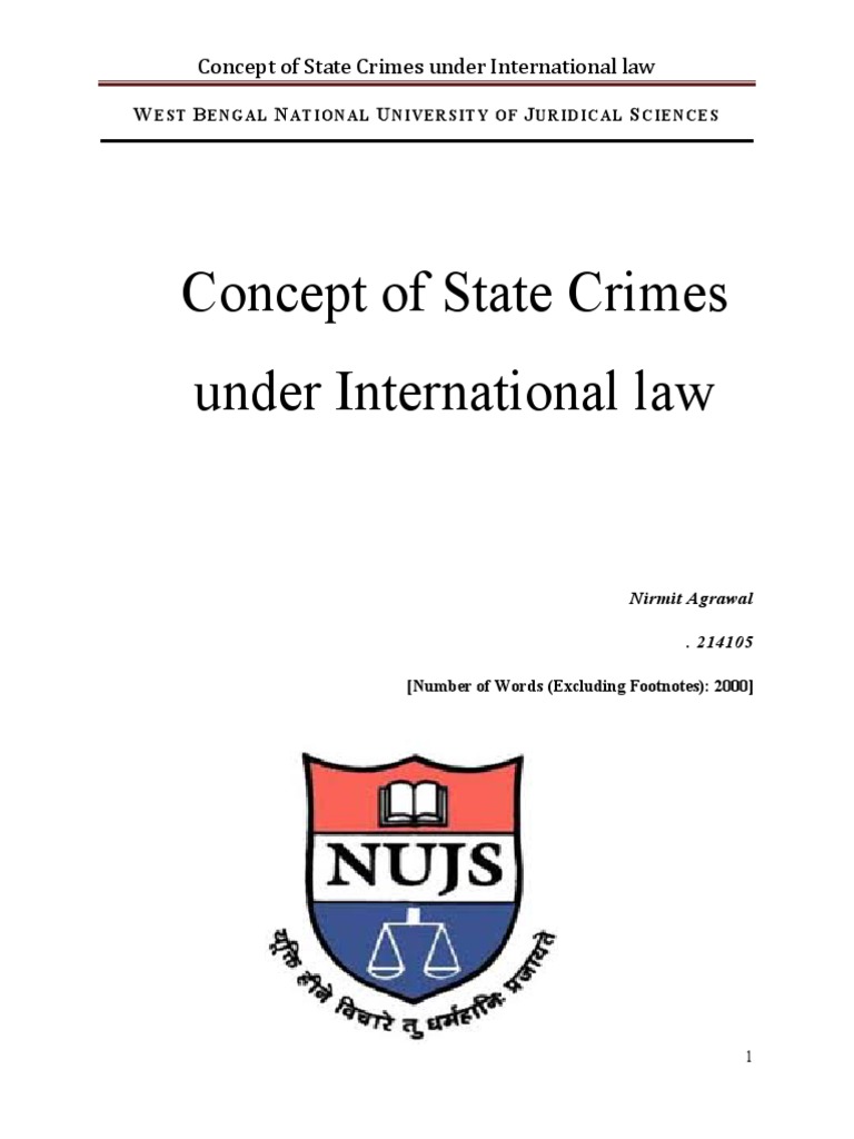 Draft Articles On State Responsibility
