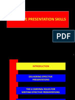 Effective Presentation Skills