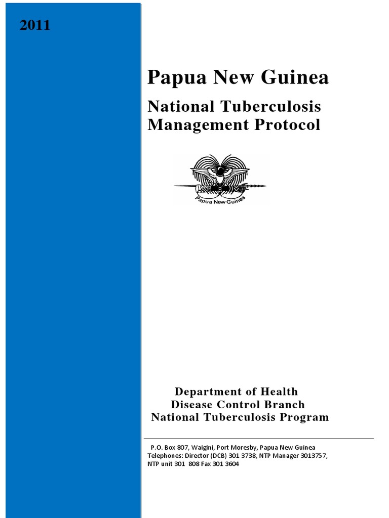 PNG National Tuberculosis Management Protocol 2011 | PDF