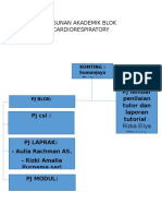 Susunan Akademik Blok Cardiorespiratory: PJ Lembar Penilaian Tutor Dan Laporan Tutorial