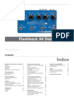 Tc Electronic Flashback x4 Delay Looper Manual Spanish