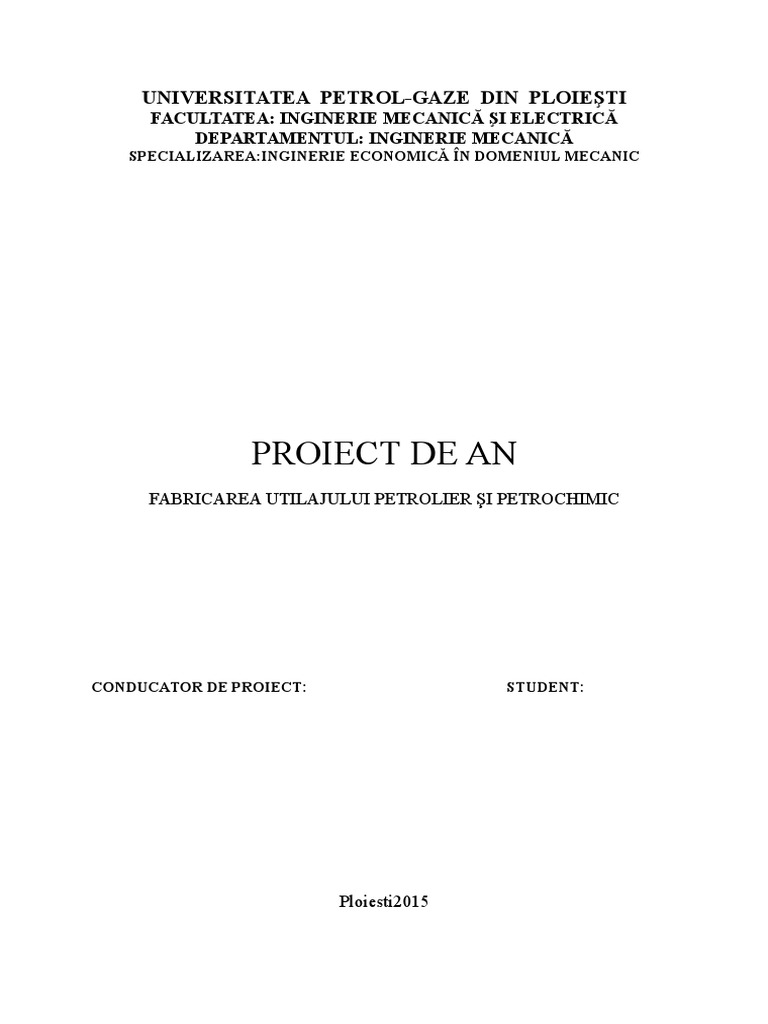proiect-FUPP 2000 | PDF