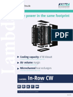 In-row chilled water cooling units for data center applications