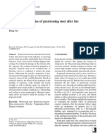 Mechanical Properties of Prestressing Steel After Fire Exposure