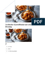 Arabischer Kartoffelsalat Mit Scharfem Dressing