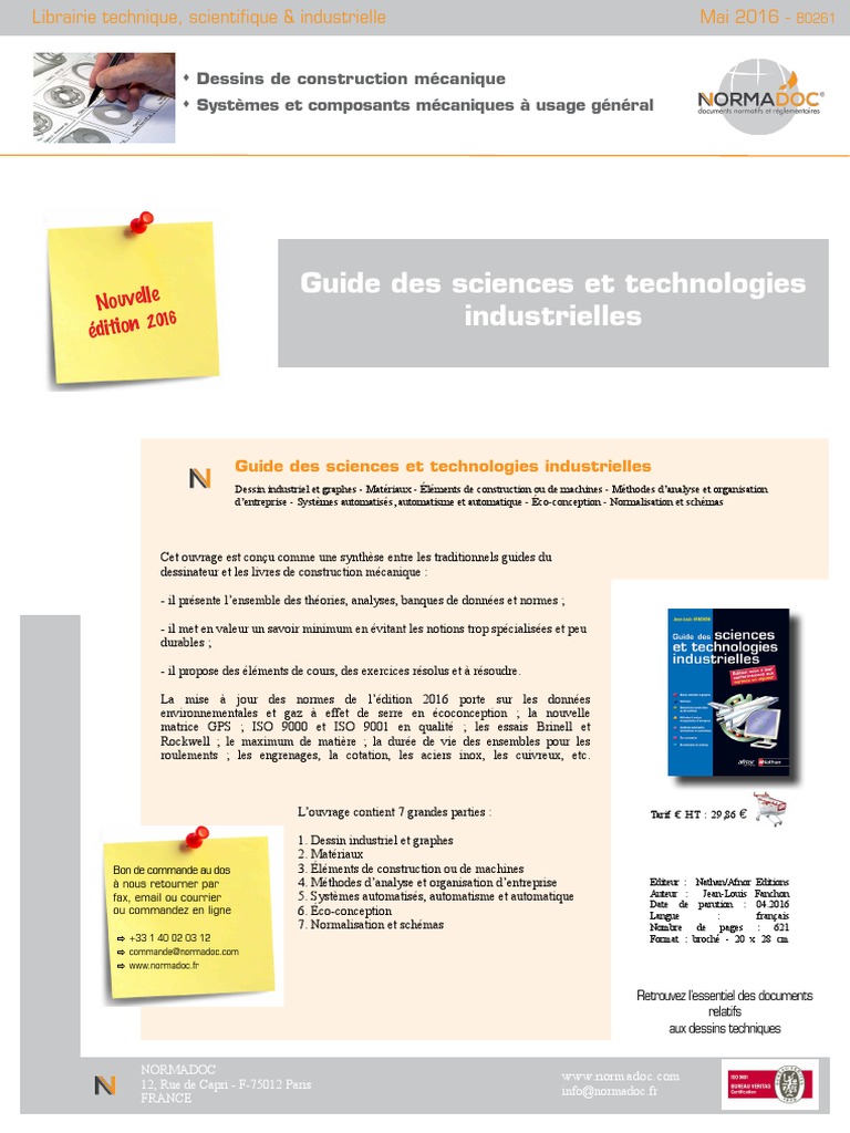Guide Des Sciences Et Technologies Industrielles Pdf Guide Des Sciences Et Technologies Industrielles Édition 2016 | PDF |  Automation | Taxe sur la valeur ajoutée