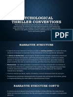 psychological thriller conventions