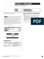 AW1600 Version 1.1 Manual Update: Track Edit MERGE Command (Manual Page 135) Troubleshooting (Manual Page 203)