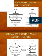 Equivalent Spring Mass-Dashpot Model
