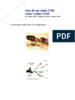 Configuración de Un Cable USB