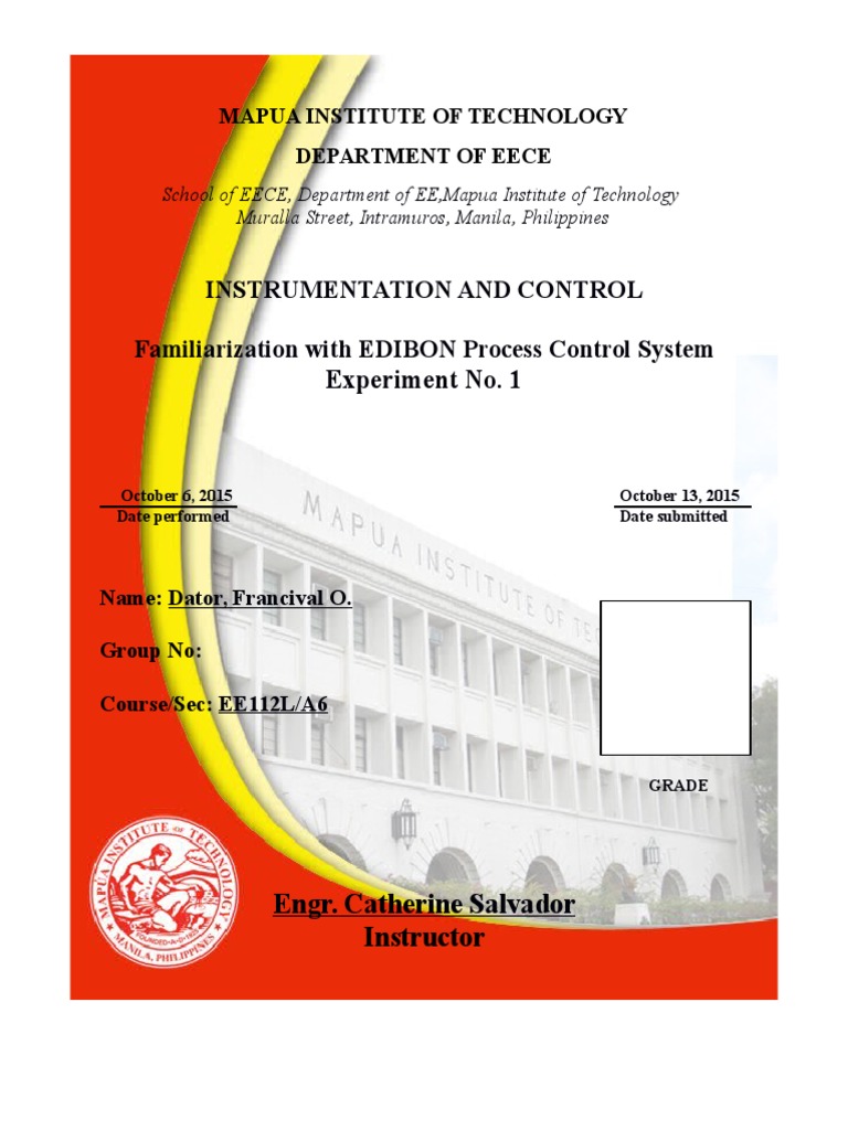 Familiarization with Edibon Flow Control | PDF | Sensor | Scada