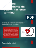 Etica Del Tratamiento Del Dolor - Paciente Terminal