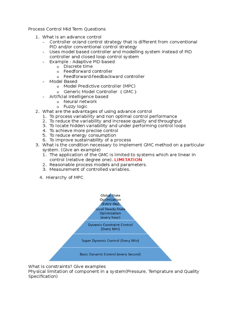 Midterm Control Pdf Control System Control Theory
