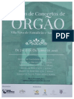 II Ciclo de Concertos de Órgão de Vila Nova Famalicao