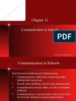 Ch11 Communication in Schools