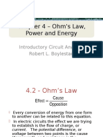 Chapter 4 - Ohm's Law, Power and Energy: Introductory Circuit Analysis Robert L. Boylestad