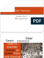Gear Derives: Session 2013 IME Department