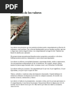 Definición de Los Valores