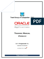 Treet Group - Payables Training Manual 04-Aug-2015