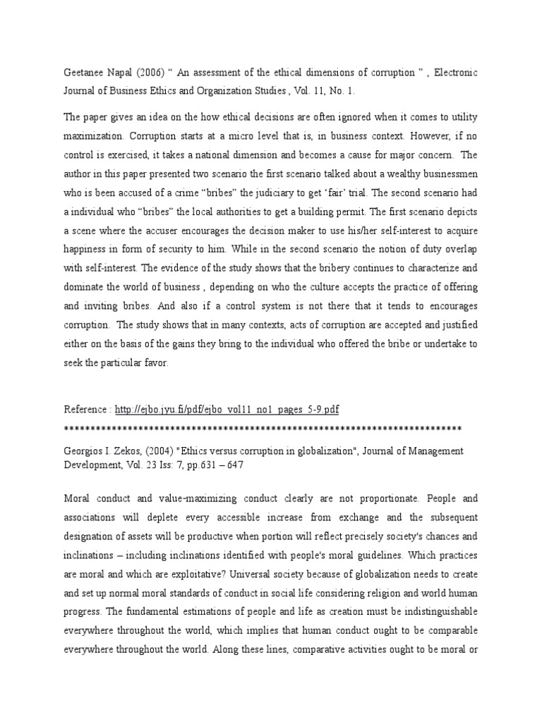 Cases of bribery in business picture