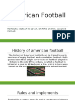 American Football: Members: Benjamín Estay, Damián Sarria, Joaquín Cuello