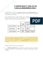 La Hidrología y La Ingeniería Civil