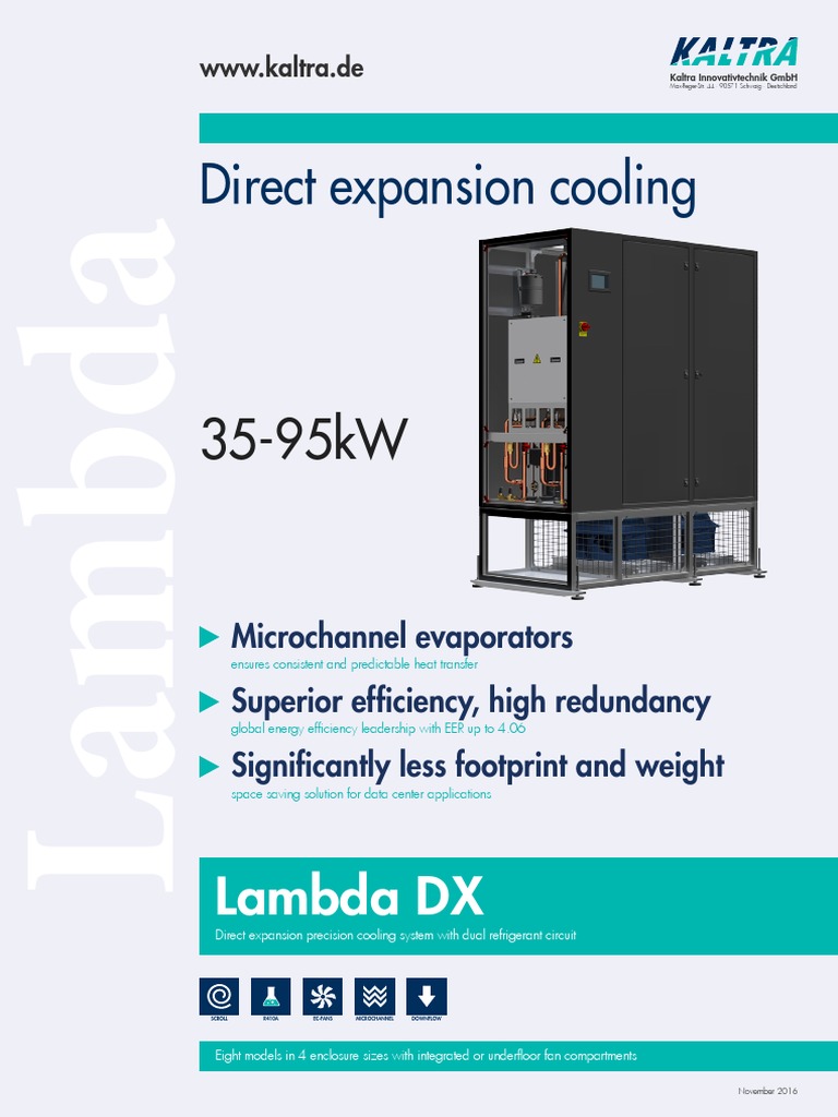 Direct expansion precision cooling system with dual refrigerant circuit
