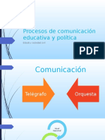 Procesos de Comunicación Educativa y Política