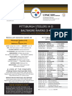 Pittsburgh Steelers At Baltimore Ravens (Nov. 6)