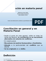 Presentación Conciliacion en Penal 