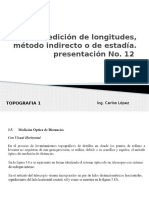 Presentacion 12 Medicion de Longitudes, Metodo Indirecto o de Estadia.