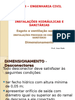 Aula 15 Sanitárias Dimensionamento