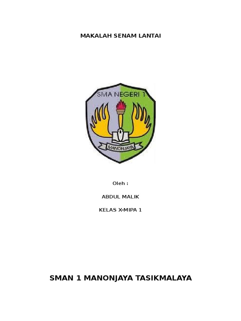 Makalah Senam Lantai