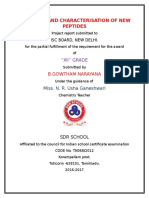 Synthesis and Characterisation of New Peptides: "Xii" Grade