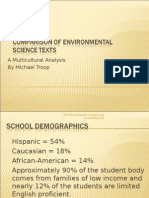Comparison of Environmental Science Texts