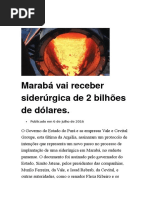 Marabá Vai Receber Siderúrgica de 2 Bilhões de Dólares