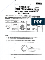 Cm'Batchformatign Test: Nosficeof