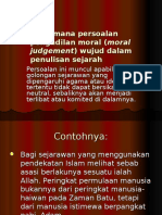 Bagaimana Persoalan Pengadilan Moral (Moral Judgement)